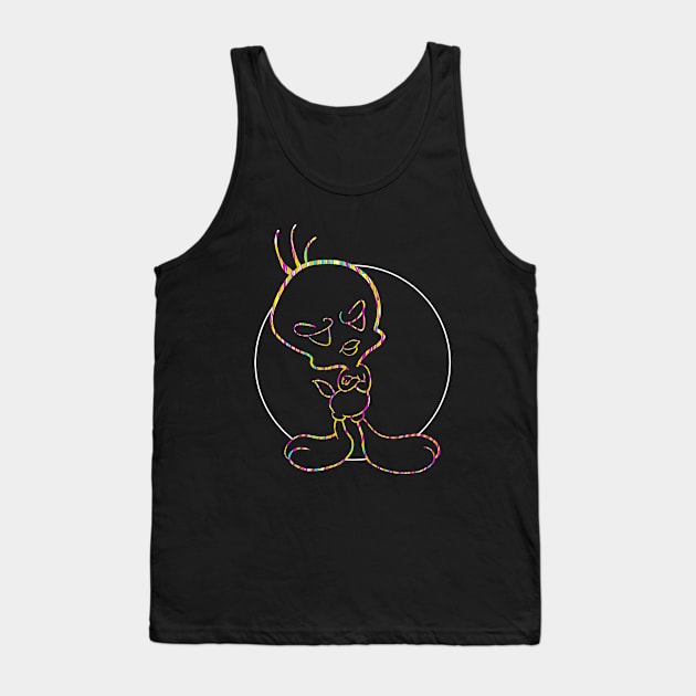 Psychedelic chick Tank Top by Kakescribble